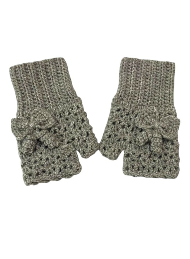 جوانتي نسائي شتوي مصنوع يدويًا من الصوف عالي الجودة