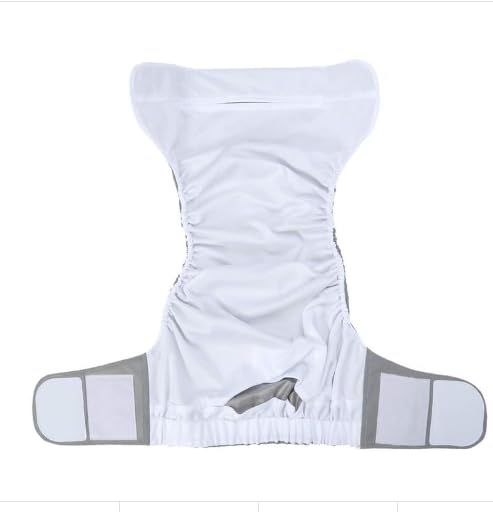 Wemyc Adult Reusable Diaper - Washable cloth diapers for bedwetting & incontinence for senior/Older Men & Women with 1 Wet Free Inserts for Day & Night (XL) - Image 3