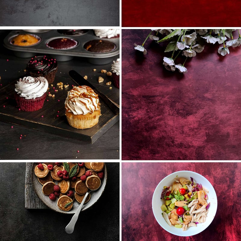Print Master India Premium Flat Lay Tabletop Photography Backdrop Background, Double Sided Waterproof Paper for Food, Small Product Professional Photo Shoot (56x90cm, Pack of 3) 6 Designs 2 (Winter) - Image 4