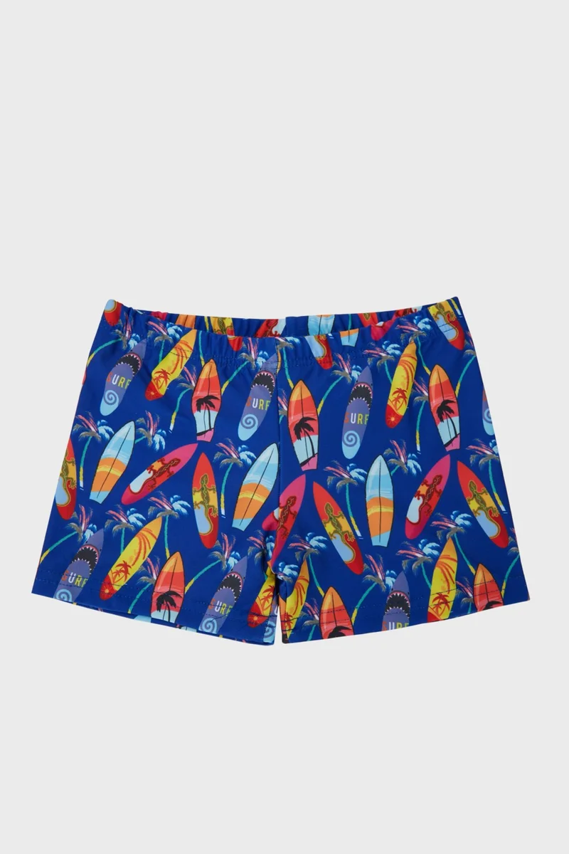 سليبستوب Miami Junior Surf Patterned Swimsuit Short Boy's Swimsuit Short SM22120214
