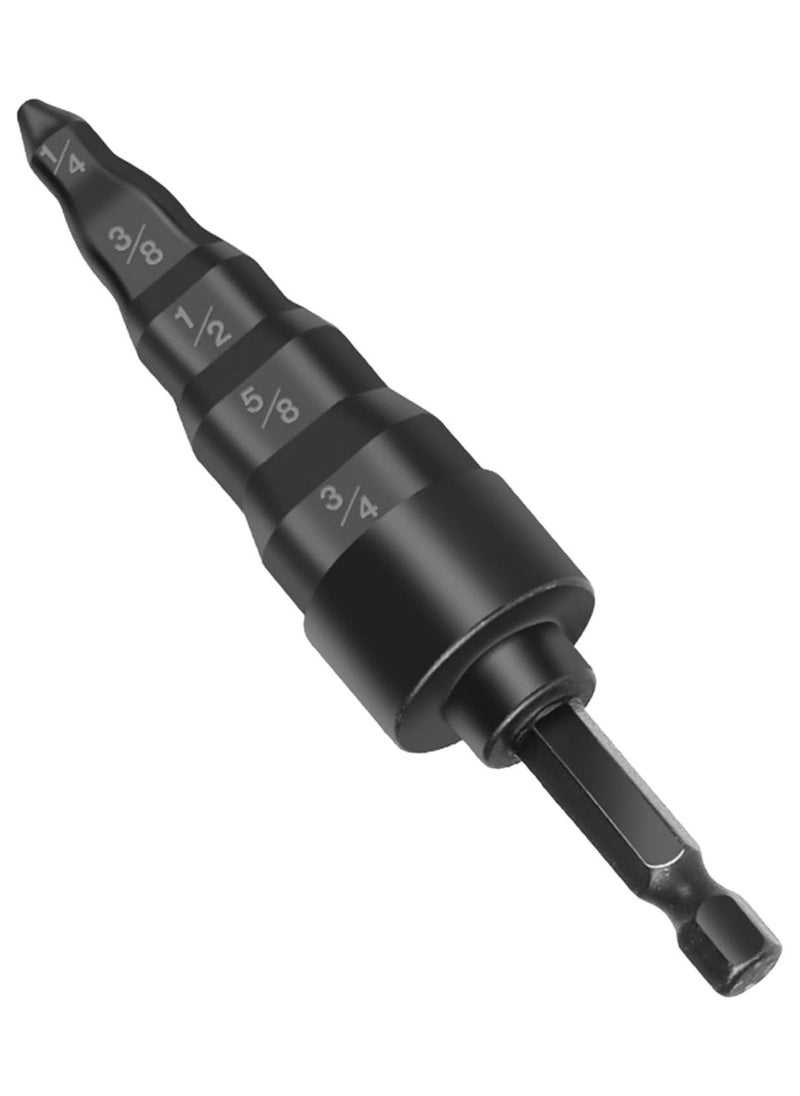 Swaging Tool Hvac 5 in 1, Expander Manual Copper Pipe Swage Too Expander Drill Bit Soft Copper tubing Tool Size 1/4(6mm),3/8(9mm),1/2(12mm),5/8(16mm)3/4(19mm) - Image 1