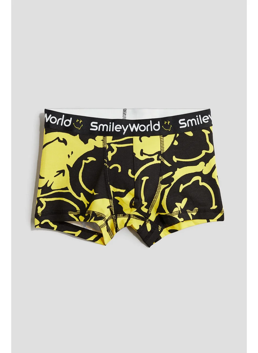 اتش اند ام 5-Pack Print-Motif Cotton Boxer Shorts