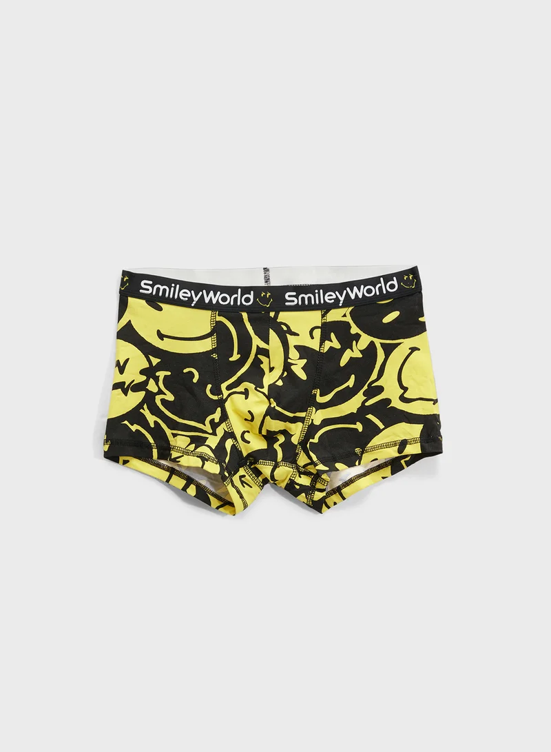 H&M 5-Pack Print-Motif Cotton Boxer Shorts