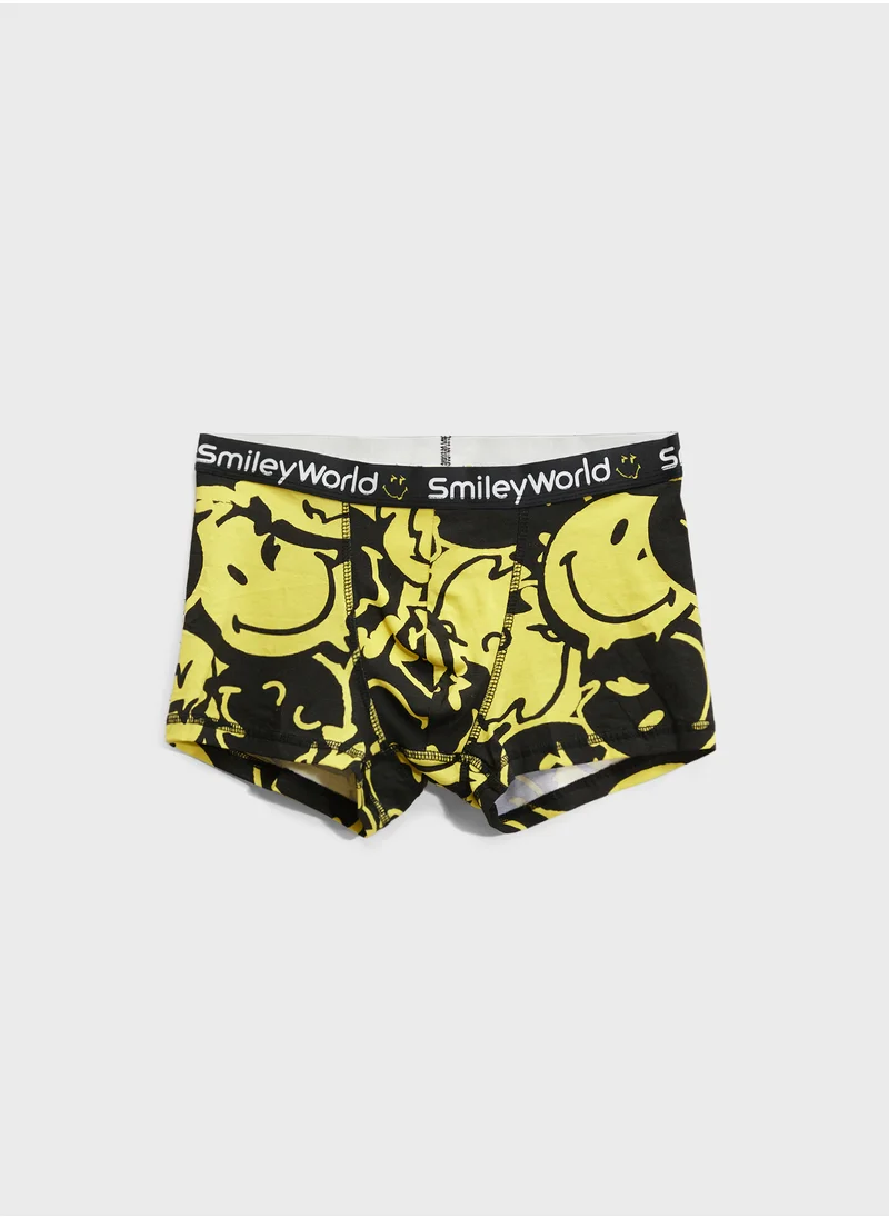 اتش اند ام 5-Pack Print-Motif Cotton Boxer Shorts
