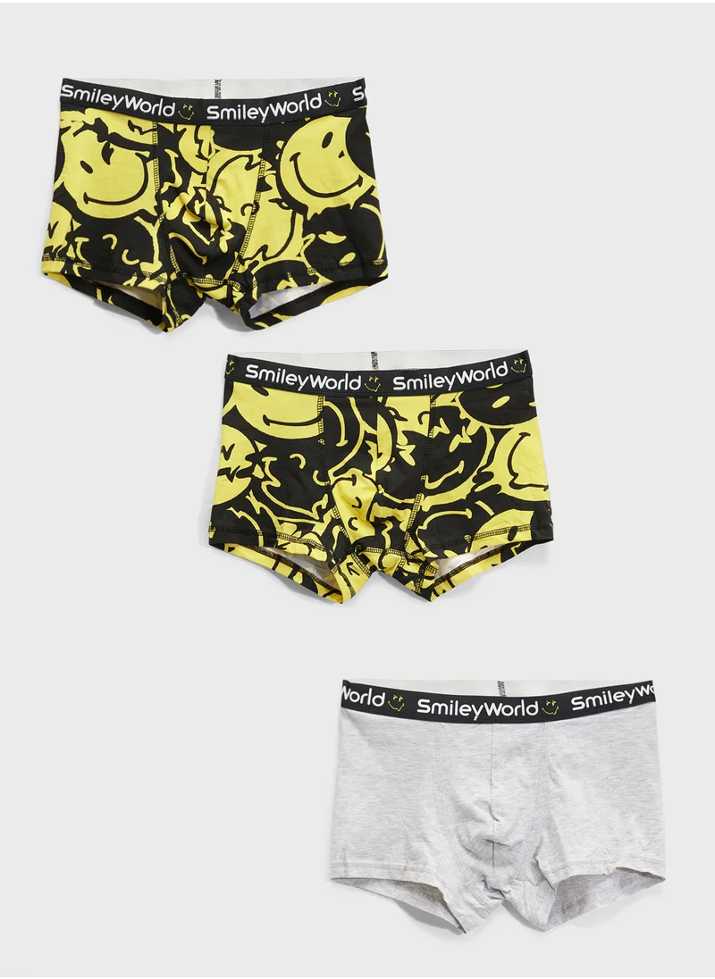 اتش اند ام 5-Pack Print-Motif Cotton Boxer Shorts