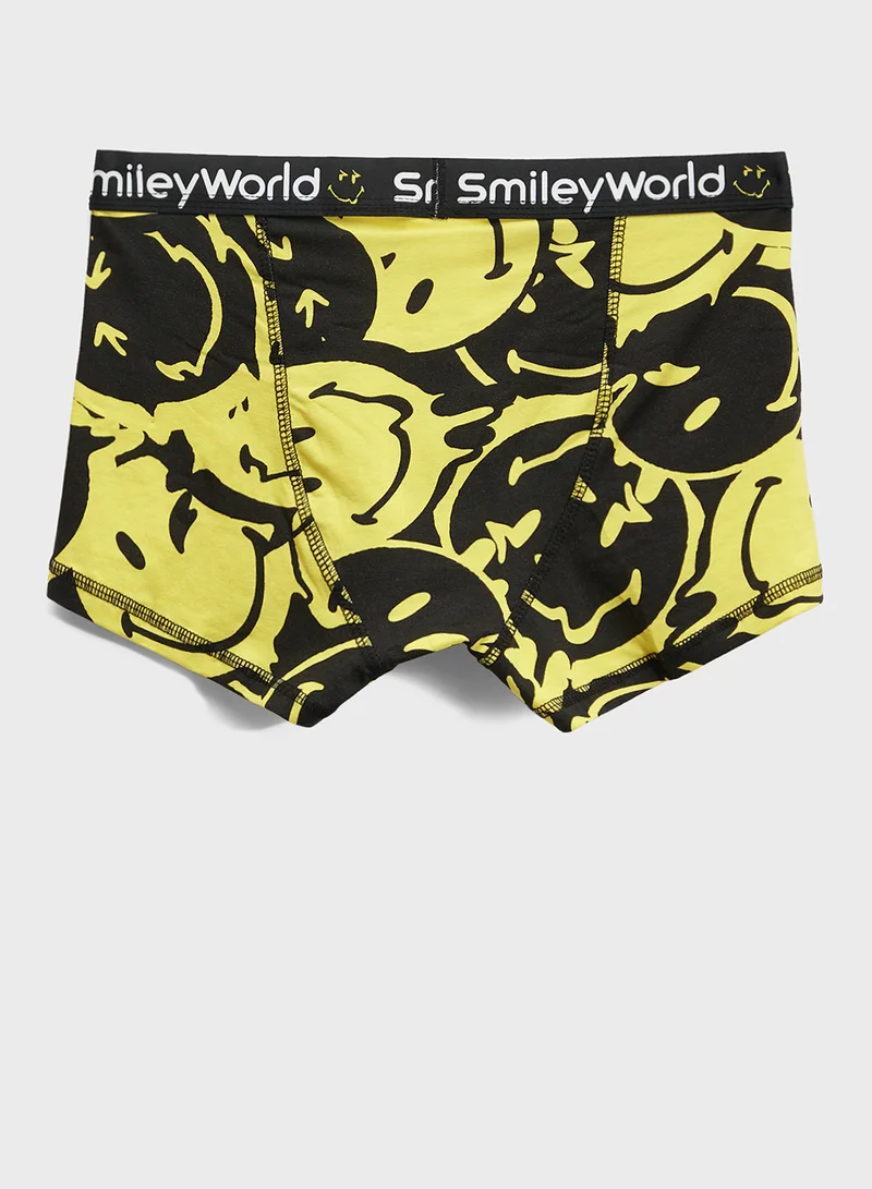 H&M 5-Pack Print-Motif Cotton Boxer Shorts