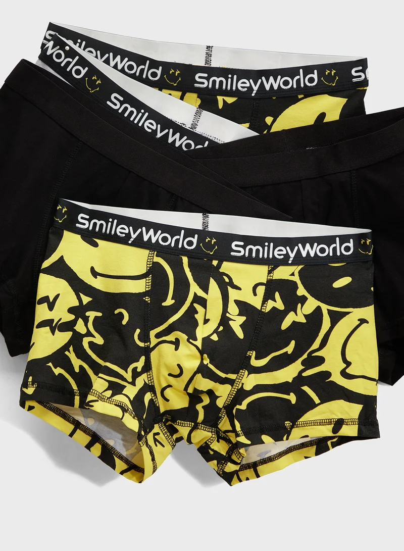 H&M 5-Pack Print-Motif Cotton Boxer Shorts