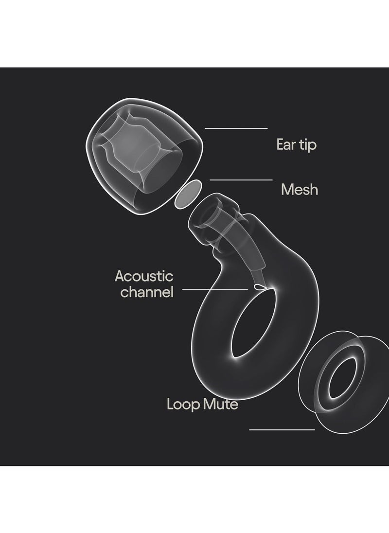 Loop - Loop Engage 2 Plus Ear Plugs – Everyday Noise Relief With Clear Speech for Social Gatherings, Work, Conversation, Parenting & Noise Sensitivity – 16 dB Noise Reduction + Mute for Extra Coverage - Image 1