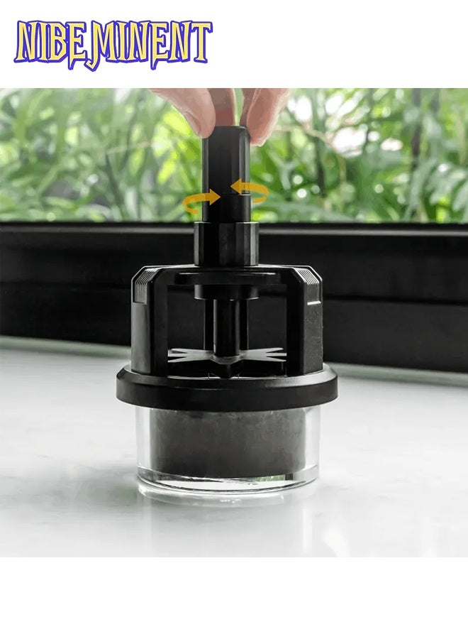 NIBEMINENT Magnetic Espresso Distribution Tool - 51mm Coffee Distributor Needle, 51mm Stirrer for Baristas, Adjustable & Easy-to-Use with 10 Needles, Perfect for Home & Coffee Shops Black - Image 5