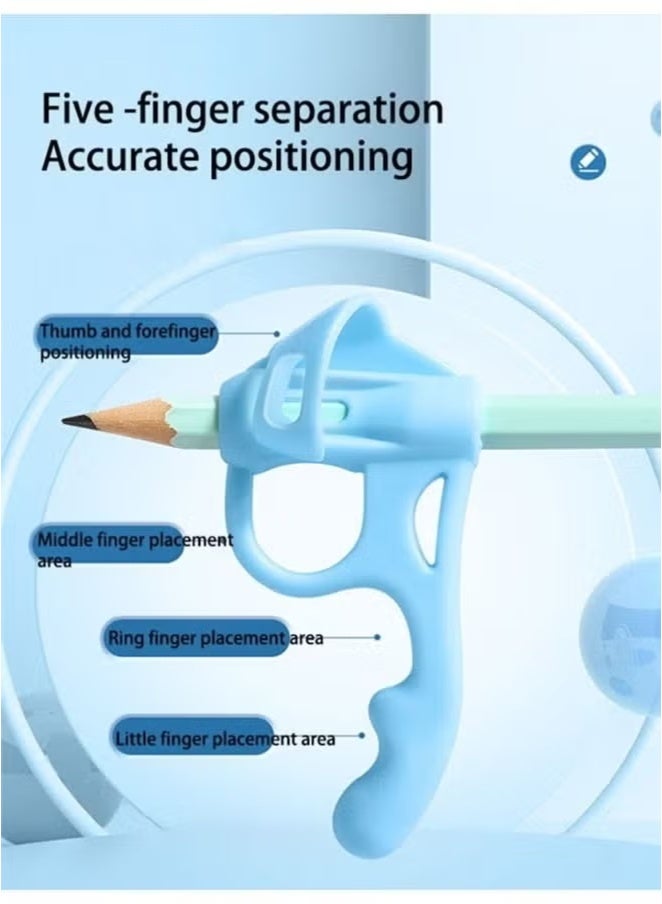 NIIMBOT 4 Pcs Pencils Grips for Kids Handwriting Posture Correction Training Writing AIDS for Kids toddler Preschoolers Students Children - Image 3