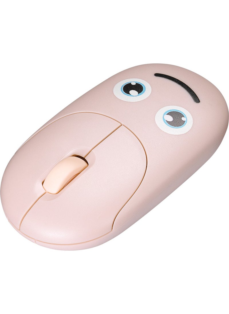 Everest SM-26 FASHION 2.4Ghz Pink Embossed Wireless Mouse  - Image 3