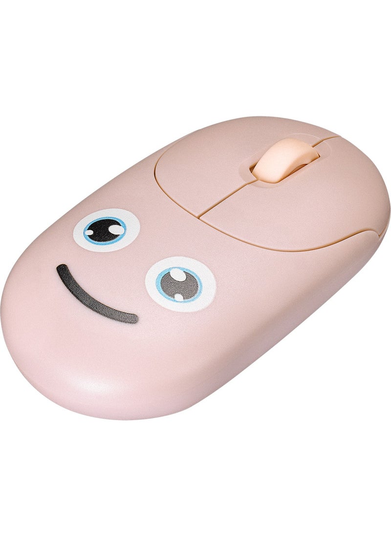 Everest SM-26 FASHION 2.4Ghz Pink Embossed Wireless Mouse  - Image 5