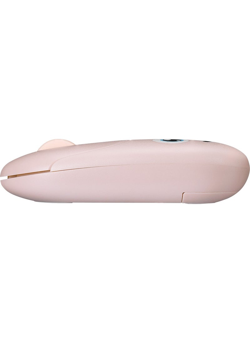 Everest SM-26 FASHION 2.4Ghz Pink Embossed Wireless Mouse  - Image 4