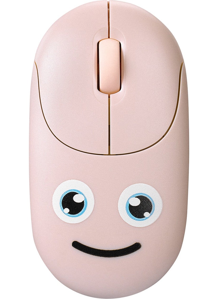 Everest SM-26 FASHION 2.4Ghz Pink Embossed Wireless Mouse  - Image 2