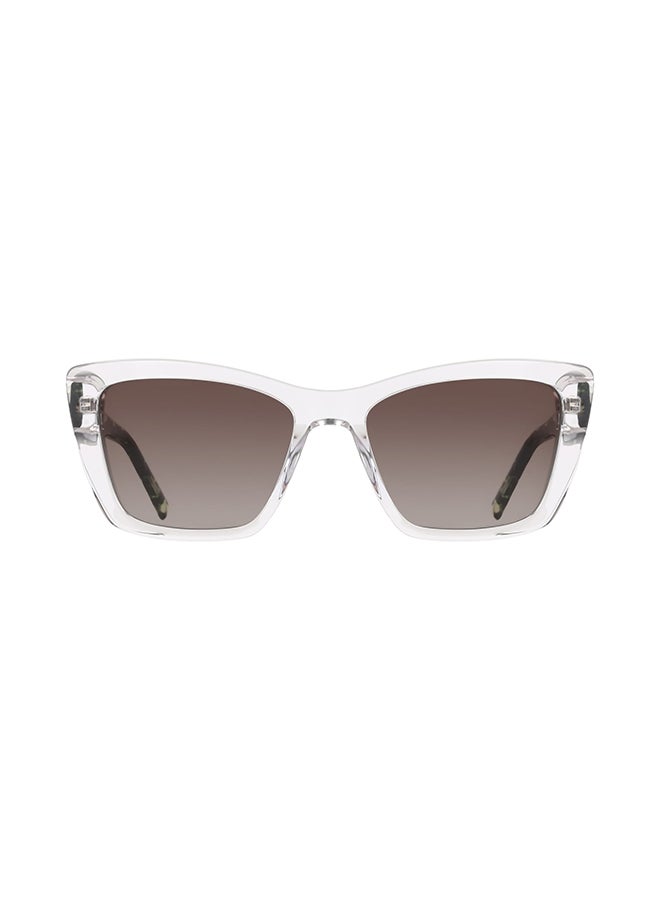 DKNY FULL RIM ACETATE DKNY SUN DK554S 5417 (000) CRYSTAL CLEAR - Image 1