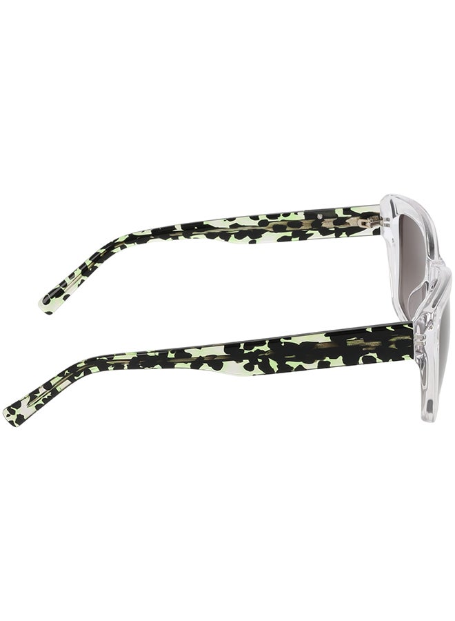 DKNY FULL RIM ACETATE DKNY SUN DK554S 5417 (000) CRYSTAL CLEAR - Image 5