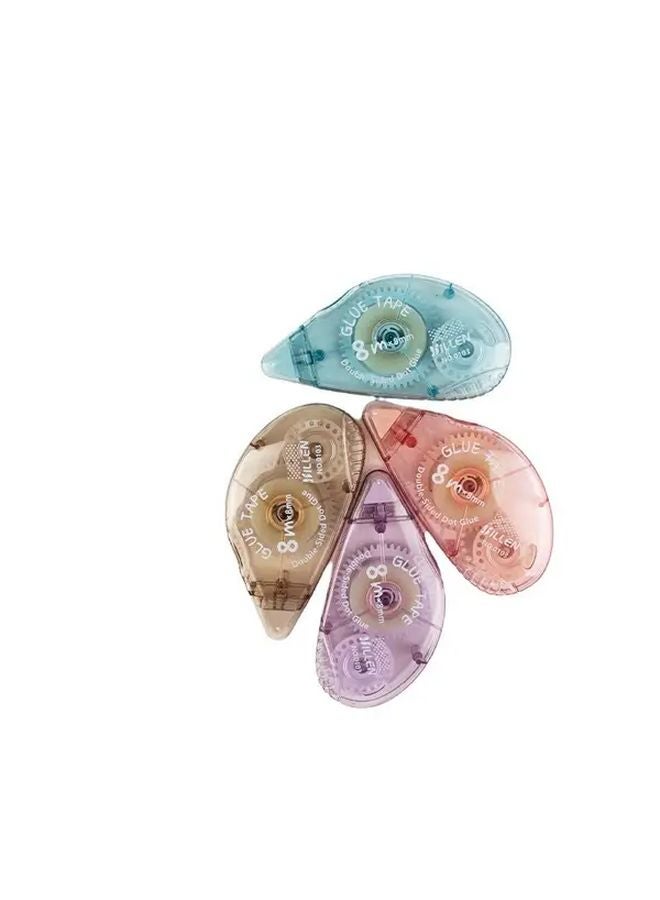 4pcs Double Sided Adhesive Tape Roller 0 31in X 26 25ft For Scrapbooking Crafts - Image 4