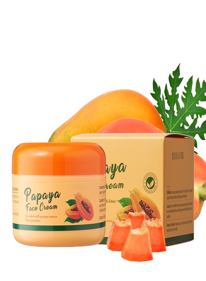 Grospe Papaya Cream - Hydrating Face Moisturizer with Natural Papaya Extract, Nourishing Daily Cream for Soft & Smooth Skin, 2.82oz (80g) - Image 1