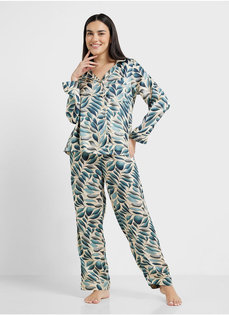 ELLA Printed Pyjama Set  - Image 1