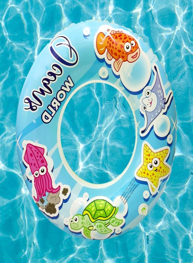 NHR Inflatable Ocean World Swimming Ring for Kids, Safe Water Float Tube for Pool & Beach, Swim Tube, Durable Inflatable Water Ring for Boys and Girls (3+ Years) - Image 1