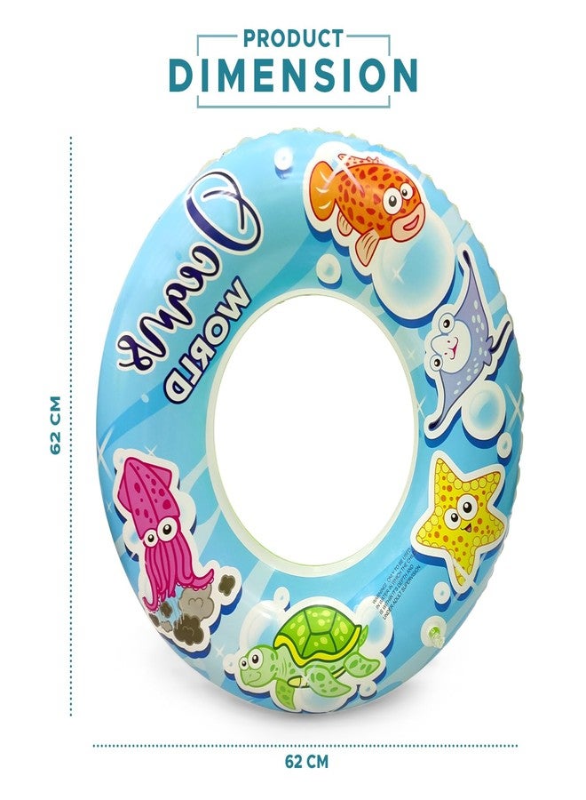 NHR Inflatable Ocean World Swimming Ring for Kids, Safe Water Float Tube for Pool & Beach, Swim Tube, Durable Inflatable Water Ring for Boys and Girls (3+ Years) - Image 5