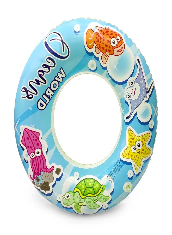 NHR Inflatable Ocean World Swimming Ring for Kids, Safe Water Float Tube for Pool & Beach, Swim Tube, Durable Inflatable Water Ring for Boys and Girls (3+ Years) - Image 2