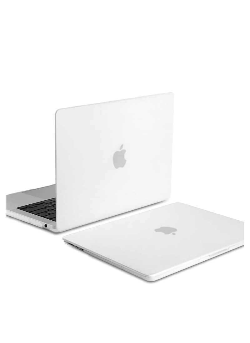 Generic - 3 in 1 Case Compatible with MacBook Air 15 inch 2024 M3 Chip Model A3114 and 2023 M2 Chip Model A2941 and 2025 M4 Chip Model A3241, Hard Shell Case with Screen Protector + Silicone Keyboard Cover, Matte Clear - Image 1