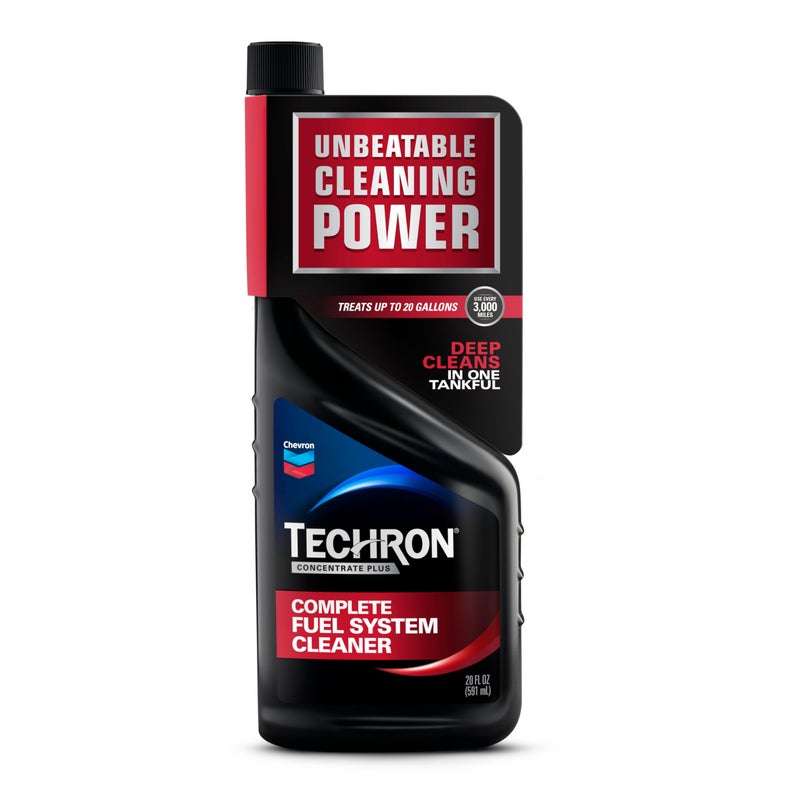Chevron Techron Concentrate Plus Fuel System Cleaner, 20 oz., Pack of 1 - Image 1