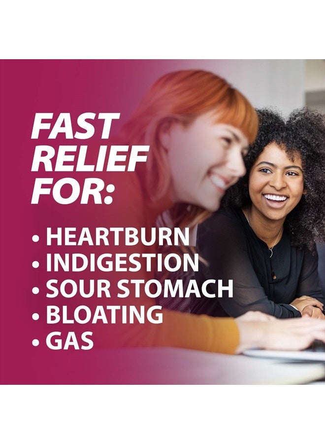 Rolaids Advanced Antacid Plus Anti-Gas Softchews, 28 Count, Mixed Berry, Heartburn and Gas Relief  - Image 4