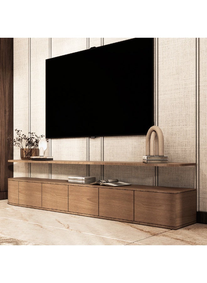 الهوم طاولة تلفزيون خشبية للترفيه الأنيق من الهوم - Image 4