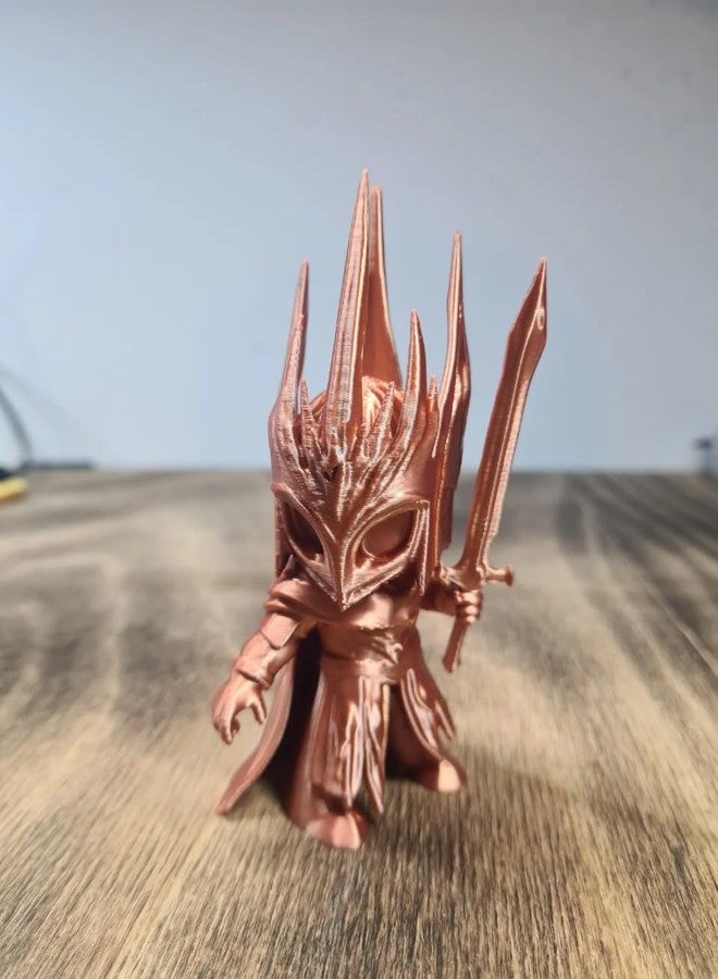 3D Craft Witch King of Angmar Mini Figurine,Lord of The Rings Witch King Collectible Mini Figure, Dark Fantasy Statue with Sword, Multicolor - Image 5