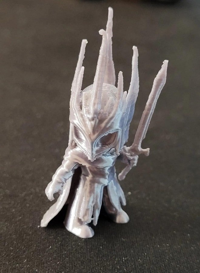 3D Craft Witch King of Angmar Mini Figurine,Lord of The Rings Witch King Collectible Mini Figure, Dark Fantasy Statue with Sword, Multicolor - Image 3