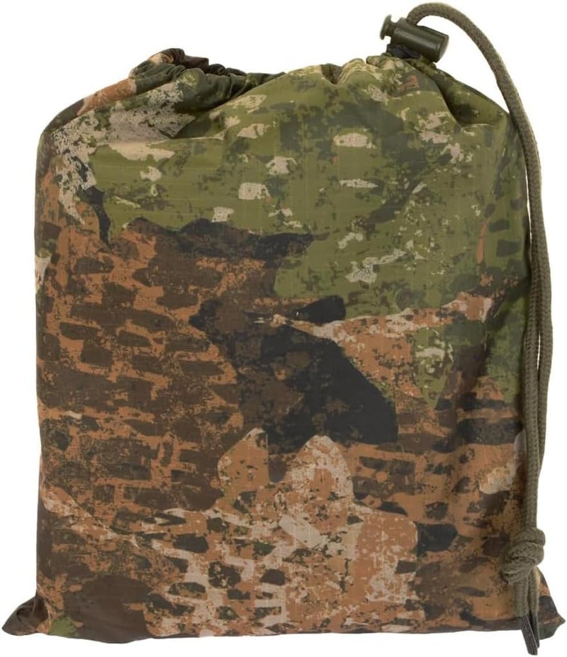 MIL-TEC Adult Ripstop Wet Weather Lightweight Waterproof Multi-Use Rain Poncho with Hood - Use as Bivouac Sack, Shelter Tent - Image 2