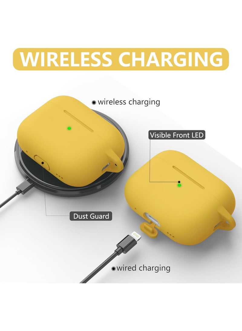 Soft Silicone Protective Case Cover for AirPods 3 with Cleaner Kit and Keychain - Image 5