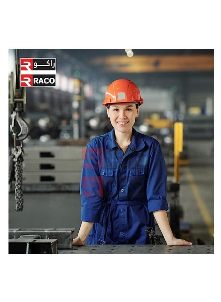 RACO - RACO Industrial Coverall Long Sleeves Pre-Shrunk 190GSM 100% Twill Cotton XL - Image 1