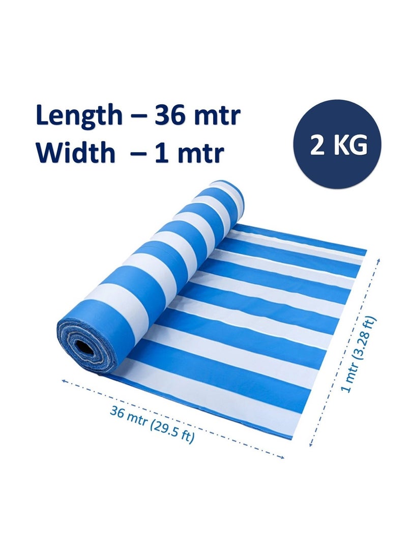 Houzi حوازي 3 عبوة من شراشف الطاولة البلاستيكية 36 متر × 1 متر × 2 كجم - Image 2