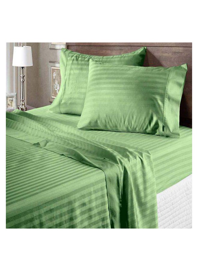 Hotel Collection HOTEL COLLECTION GREEN Double Flat Sheet with 2 Pillow Cases 220x280 cm  - Image 1