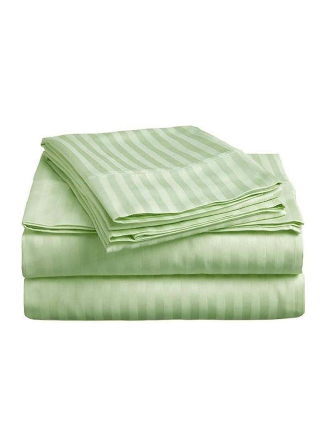 Hotel Collection HOTEL COLLECTION GREEN Double Flat Sheet with 2 Pillow Cases 220x280 cm  - Image 4