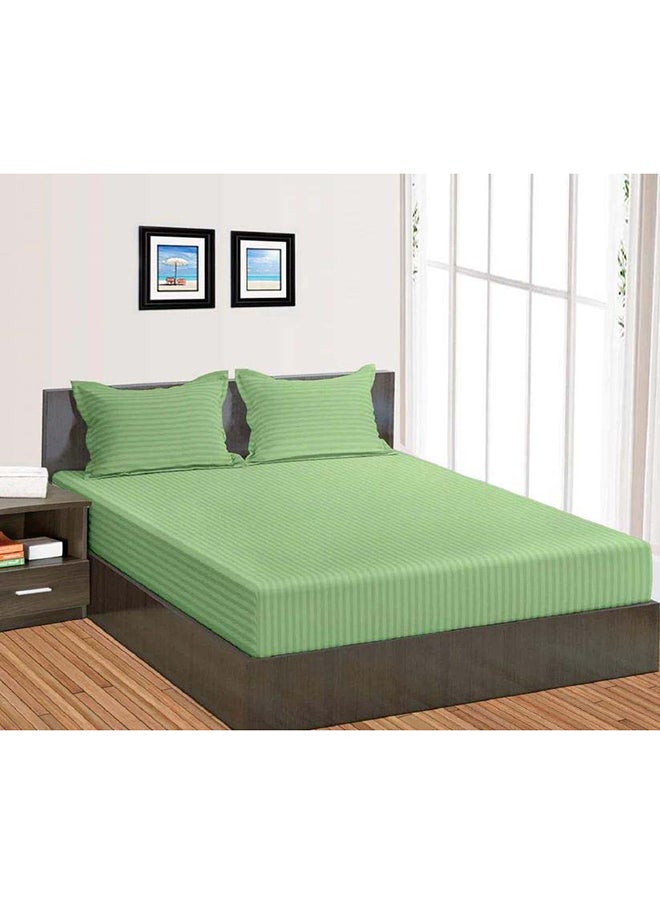 Hotel Collection HOTEL COLLECTION GREEN Double Flat Sheet with 2 Pillow Cases 220x280 cm  - Image 3