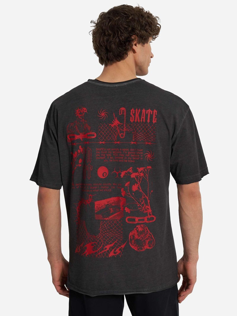 Termit Men's 4-Pack T-Shirts – Soft Cotton Fabric, Loose Fit with Bold Design Cutouts, Comfortable for Urban Adventures & Outdoor Activities - Image 4