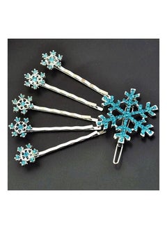 Disney Frozen Elsa's Snowflake Hair Pins Blue/Silver