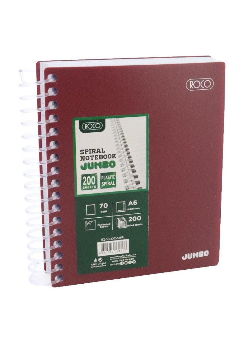 روكو دفتر ملاحظات جامبو ورقة افتتاحية A6200، عربي/إنجليزي - Image 1