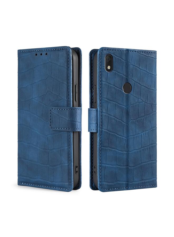 اس-توب جراب لهاتف Alcatel Axel / Lumos مصنوع من جلد التمساح مع مشبك مغناطيسي - Image 2