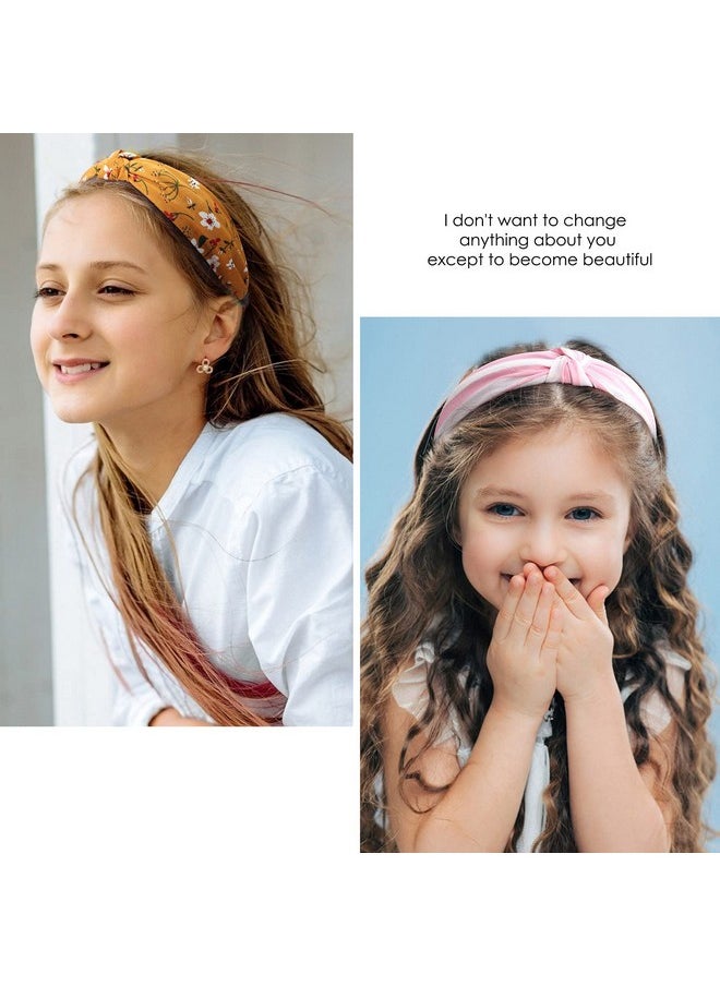 Velscrun - Knot Headband Wide Knotted Headbands For Women 12 Pack Head Bands Women Hair Knotted Headband For Women Knot Headbands Womens Headbands Elastic Turban Boho Bandeau Hair Accessories For Washing Face - Image 1