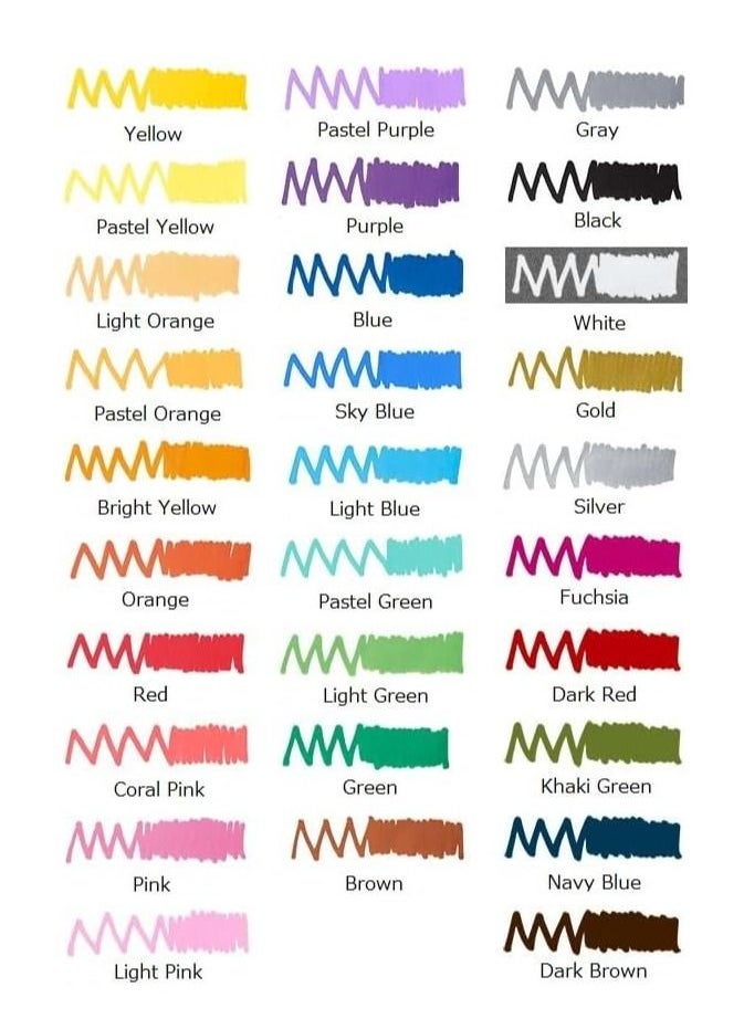 POSCA - 29-Piece Paint Marker Set Permanent Marker Paint Pen PC-5M 1.8-2.5 mm - Image 1