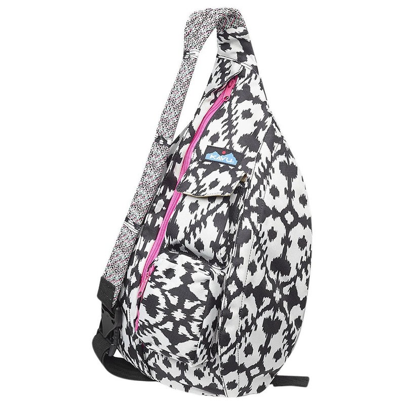 KAVU Original Rope Sling Pack with Adjustable Rope Shoulder Strap, Ink Blot