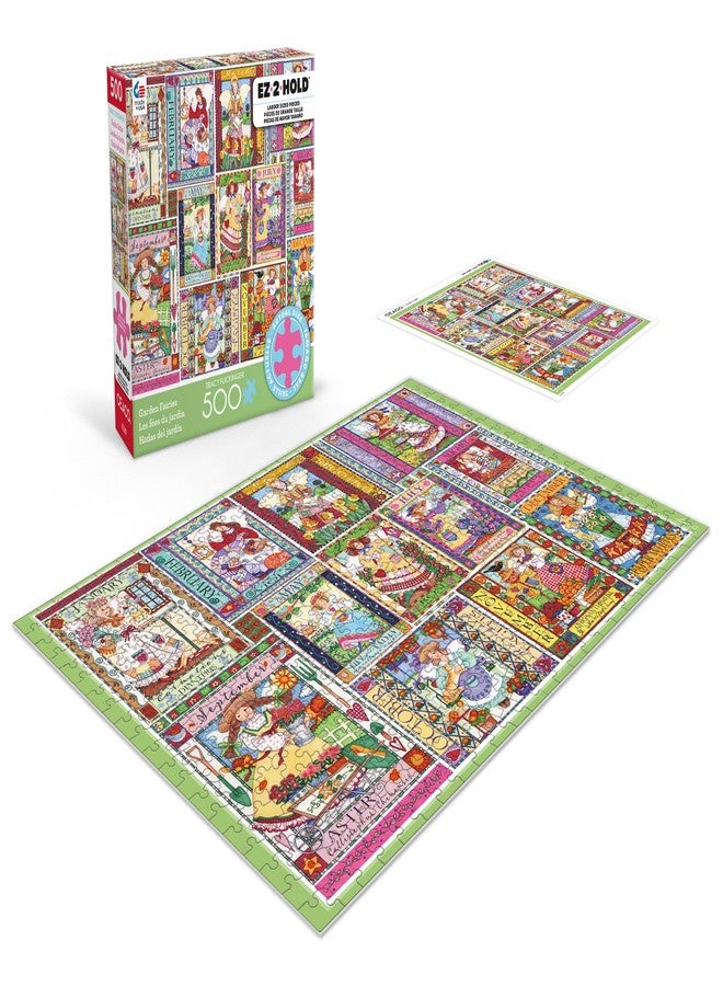 Ceaco - EZ2Hold - Tracy Flickinger - Garden Fairies - 500 Piece Jigsaw Puzzle for Adults - Challenging Puzzle Perfect for Game Nights - Finished Size is 26 x 19 - Image 4