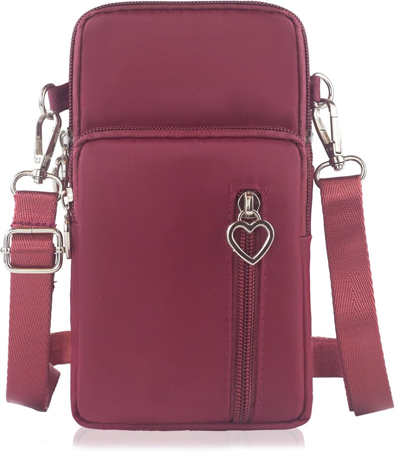 JANKS Small Crossbody Bag for Women - Mini Phone Purses with Crossbody Strap and Wallet - Nylon Arm Bag - Image 2