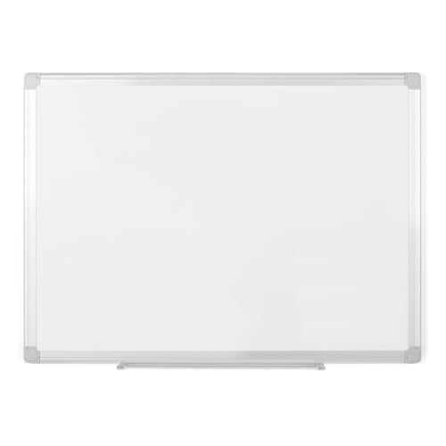 MasterVision Whiteboard Earth, Melamine Dry Erase Board, 18" x 24", Double sided with Aluminum Frame - Image 1