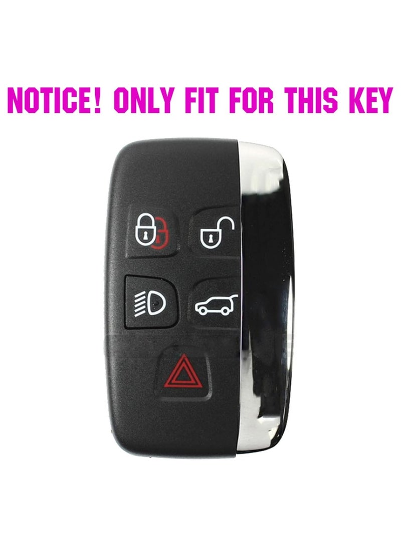 SOLDOUT 5 Button Silicone Car Remote Key Fob Skin Holder Protector Cover Compatible with Land Rover Range Rover Sport Evoque Discovery Jaguar F Pace Type XJ - Image 4